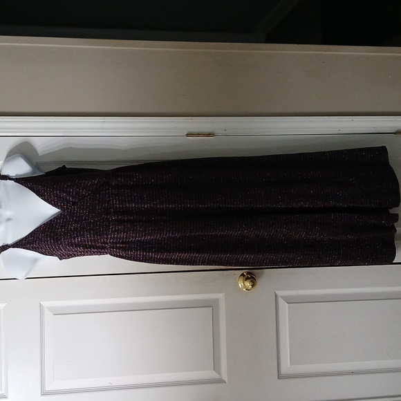 Wild Fable rainbow metallic wide leg spaghetti strap jumpsuit pants romper Sz S - Picture 2 of 10